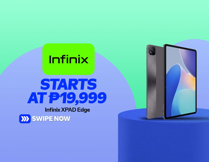 Infinix XPAD Edge 8+256GB 4G LTE + WiFi starts at P19,999