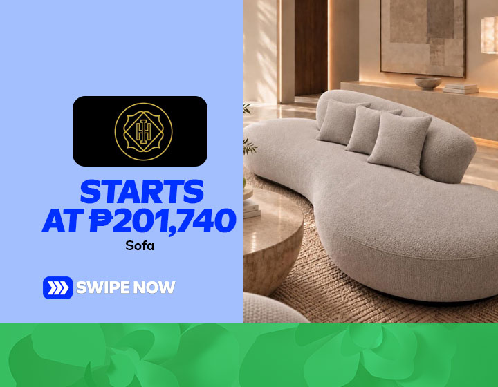 Sofa starts at P201,740 