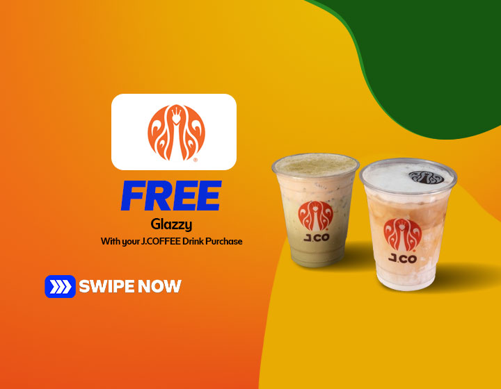 Free Glazzy with your J.COFFEE Drink Purchase