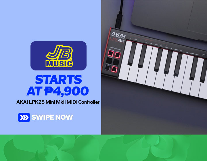 AKAI LPK25 Mini MkII MIDI Controller starts at P4,900