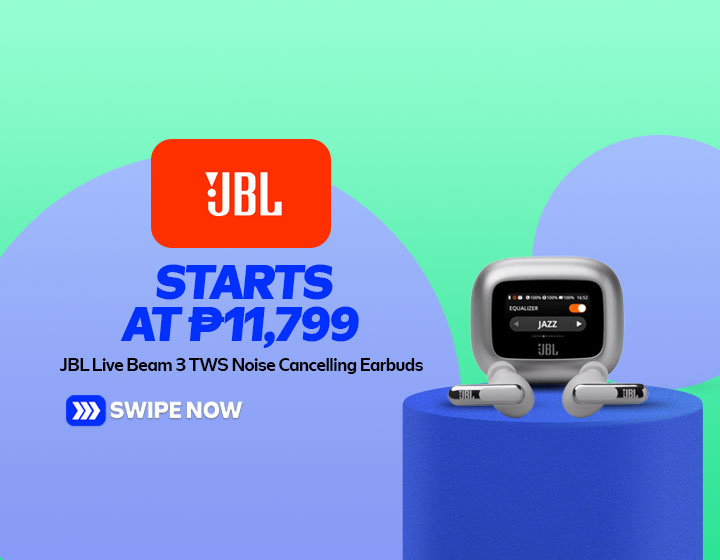 JBL Live Beam 3 TWS Noise Cancelling Earbuds starts at P11,799