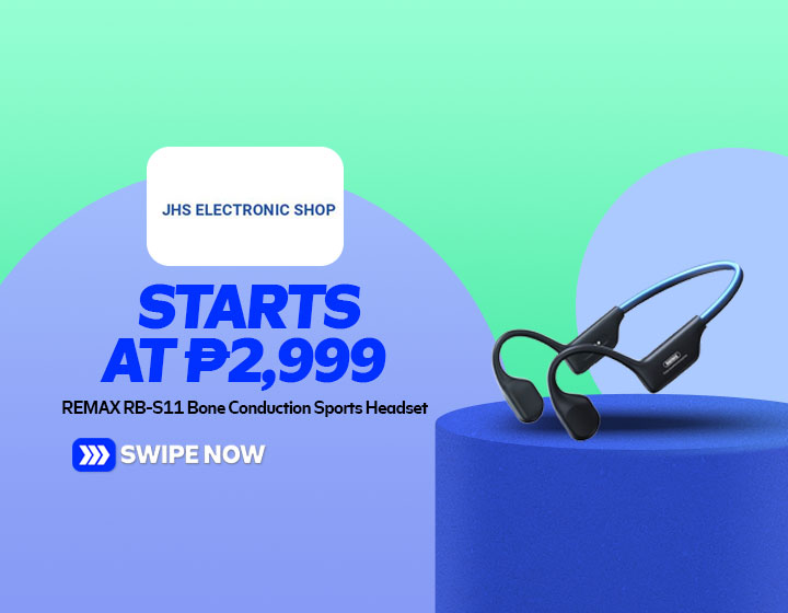 REMAX RB-S11 Bone Conduction Sports Headset starts at P2,999