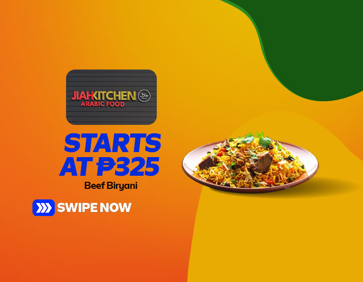 Beef Biryani starts at P325