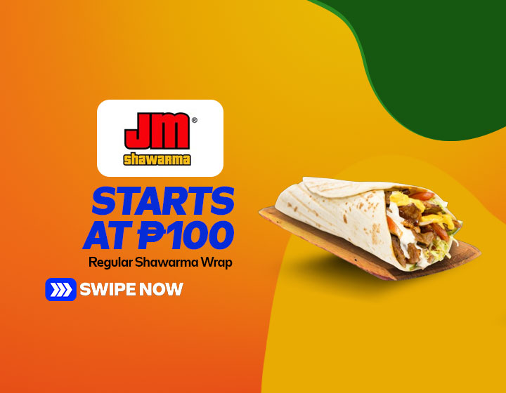 Regular Shawarma Wrap starts at P100