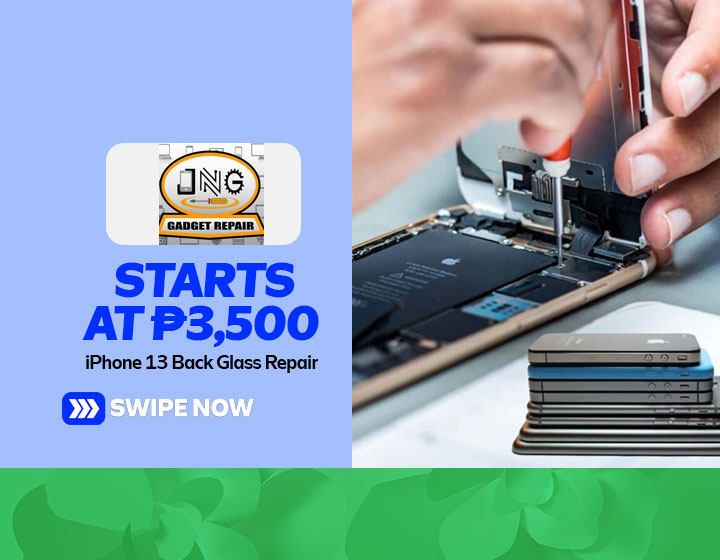 Apple iPhone 13 Back Glass Repair starts at P3,500