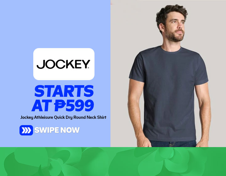 JOCKEY Athleisure Quick Dry Round Neck Shirt starts at P599