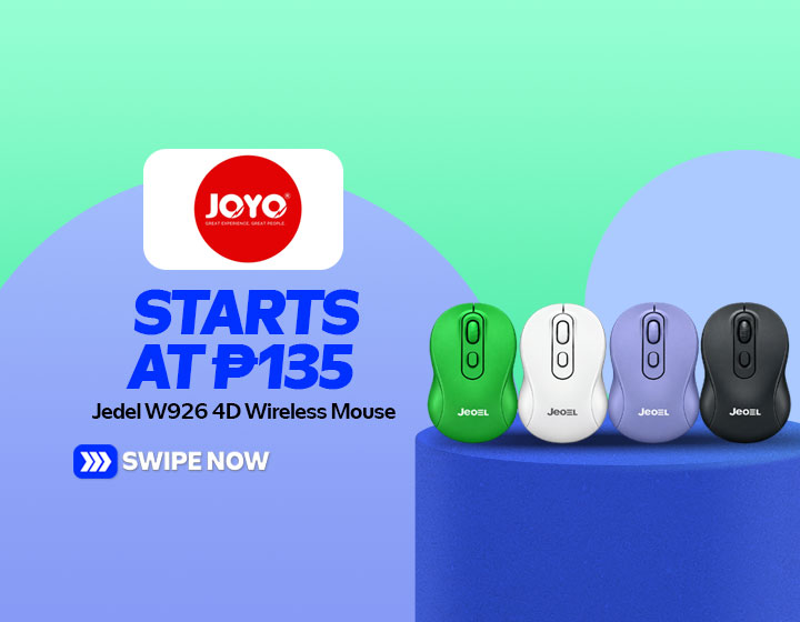 Jedel W926 4D Wireless Mouse starts at P135