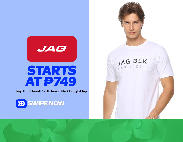 Jag BLK x Daniel Padilla Round Neck Boxy Fit Top starts at P749