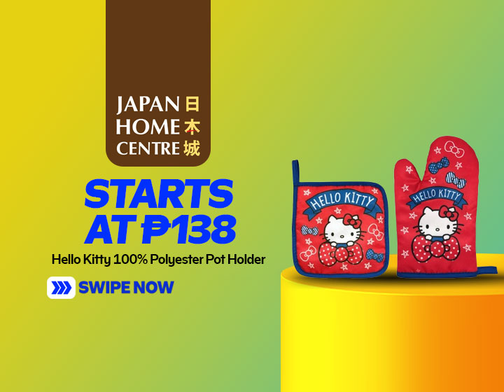 Hello Kitty 100% Polyester Pot Holder starts at P138