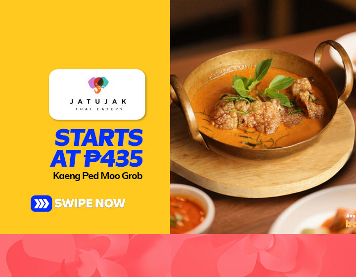 Kaeng Ped Moo Grob - Lechon Kawali in Red Curry starts at P435