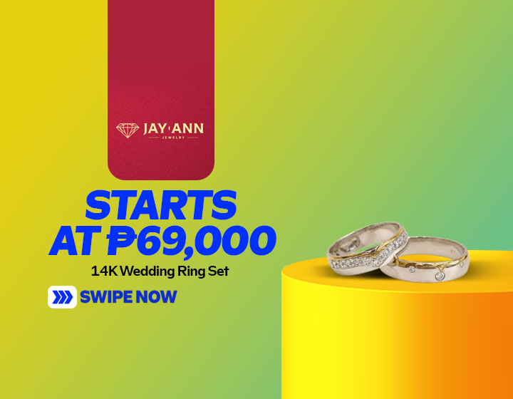 14K Wedding Ring Set starts at P69,000