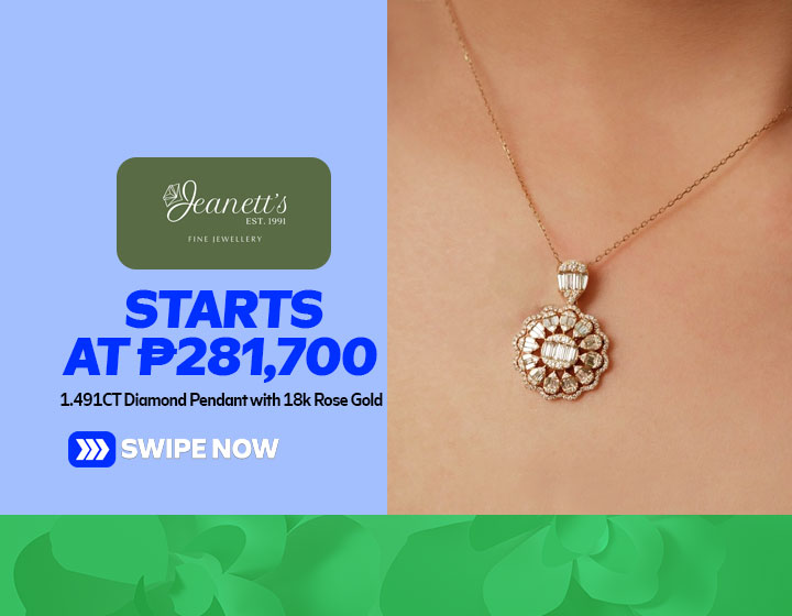 1.491CT Diamond Pendant with 18k Rose Gold HK Setting starts at P281,700