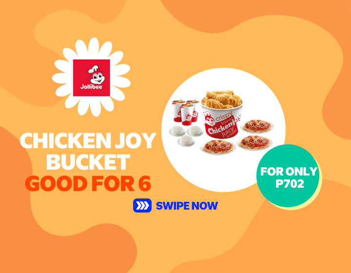 Jollibee Chicken Bucket Good for 6 for P702