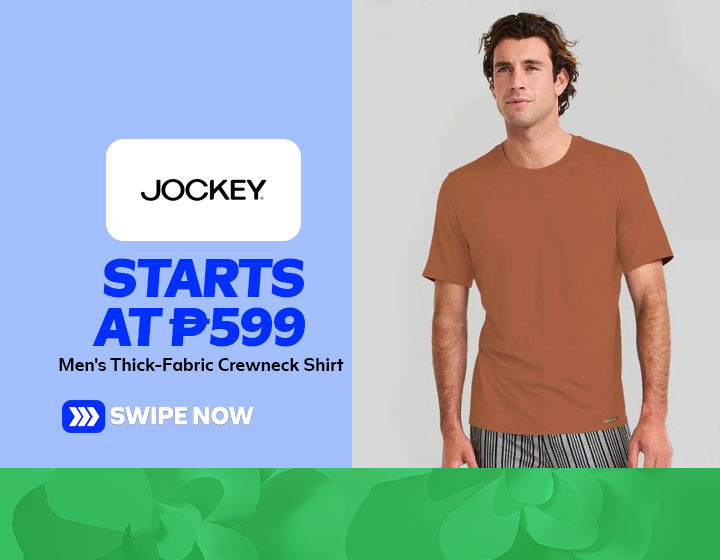Men's Thick-Fabric Crewneck Shirt starts at P599