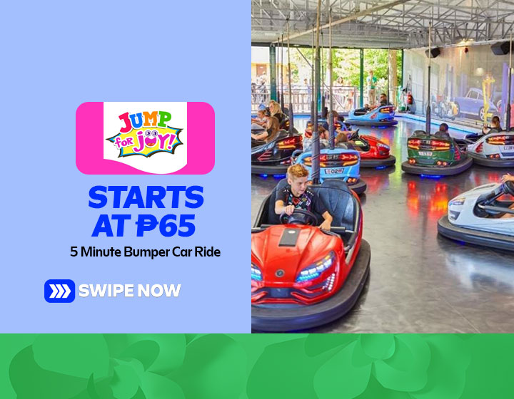 5 Minute Bumper Car Ride starts at P65 per Head