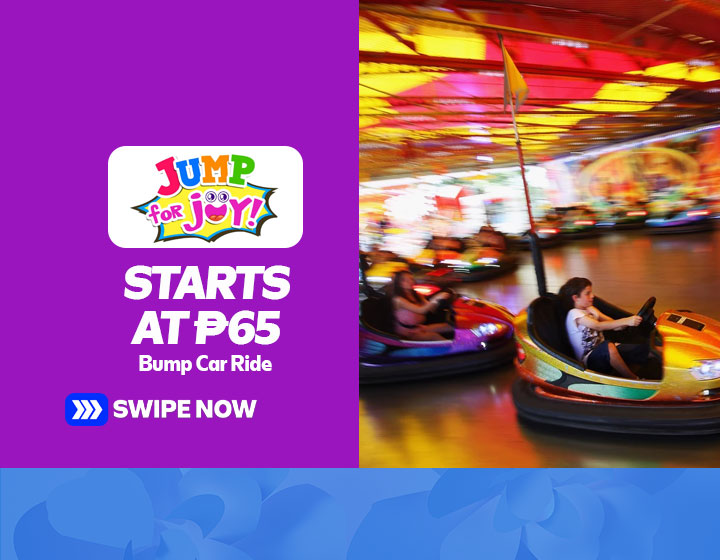 5-Minute Bump Car Ride starts at P65 per Head