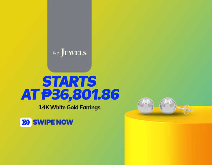 Pair of 14K White Gold Earrings starts at P36,801.86