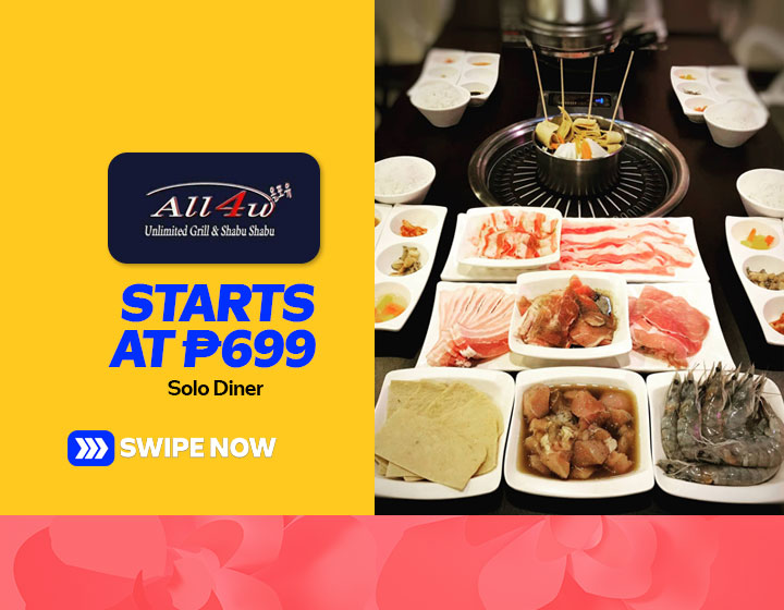 Solo Diner starts at P699
