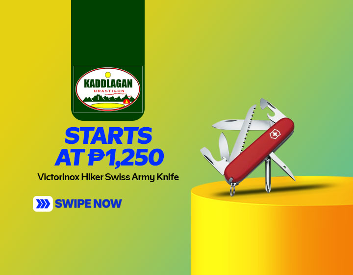 Victorinox Hiker Swiss Army Knife starts at P1,250