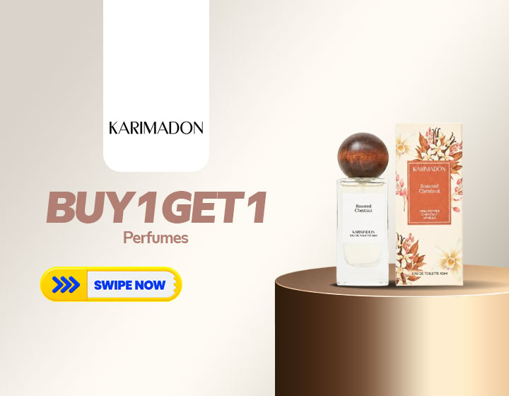 Buy 1, Get 1 on Perfumes at Karimadon