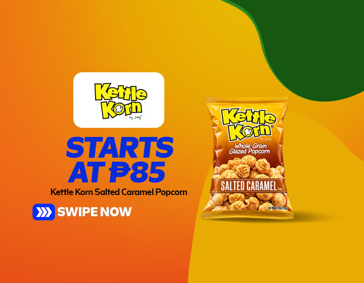 Kettle Korn Salted Caramel Popcorn starts at P85