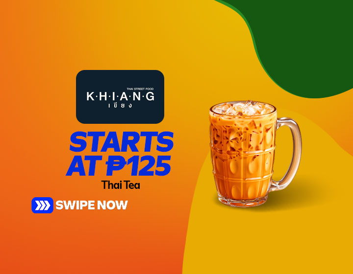 Thai Tea starts at P125