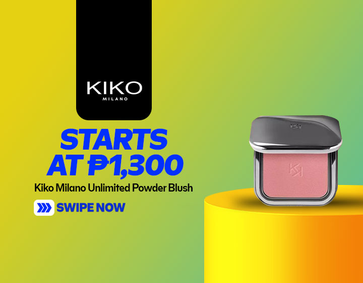 Kiko Milano Unlimited Powder Blush starts at P1,300