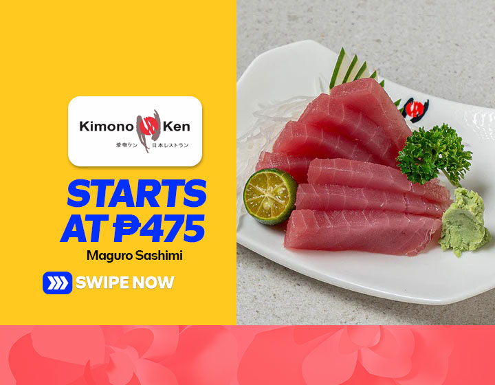 Maguro Sashimi starts at P475