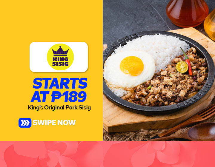 King's Original Pork Sisig starts at P189