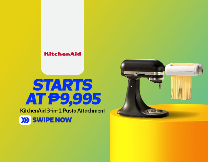KitchenAid 3-in-1 Pasta Attachment starts at P9,995