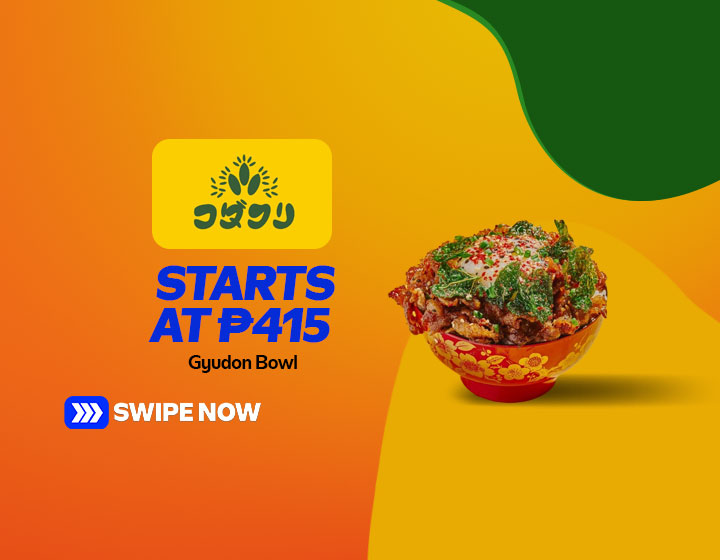 Gyudon Bowl starts at P415