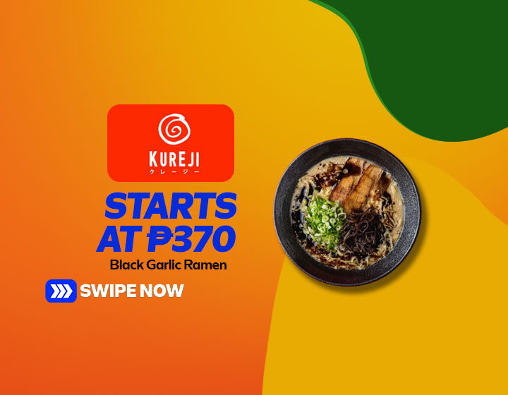 Black Garlic Ramen starts at P370