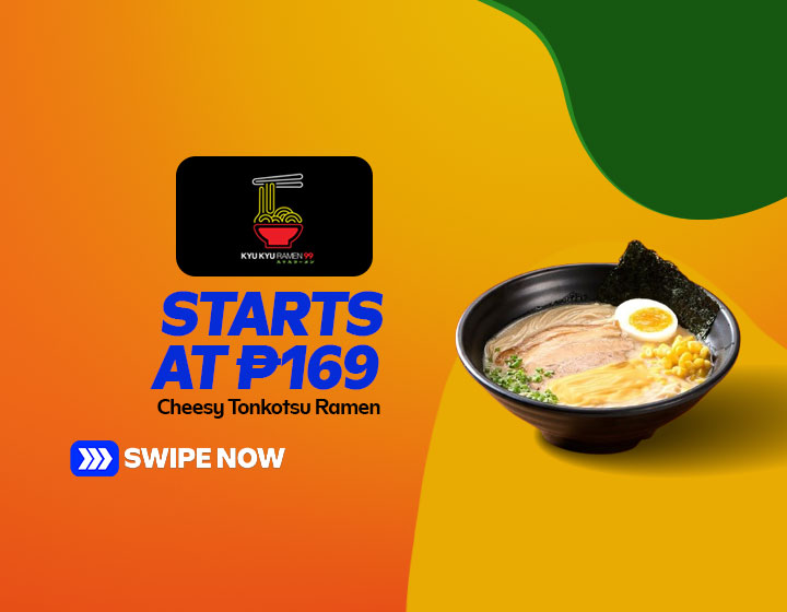 Cheesy Tonkotsu Ramen starts at P169