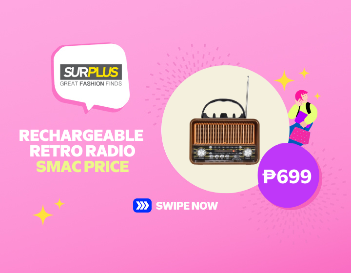 RECHARGEABLE RETRO RADIO SMAC PRICE FOR ONLY P699