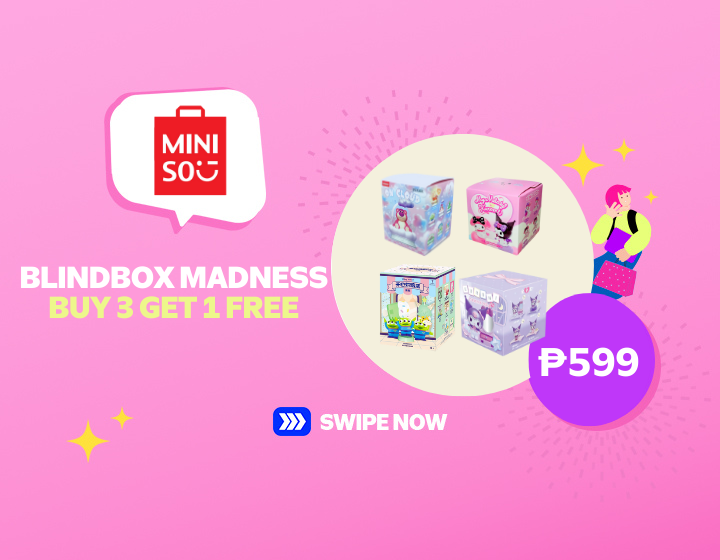 BLINDBOX MADNESS BUY 3 GET 1 FREE START AT P599