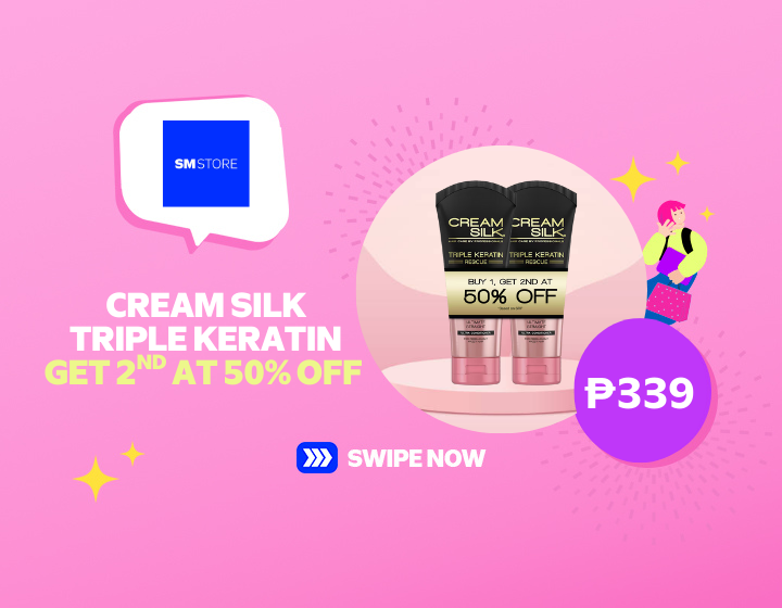 CREAM SILK TRIPLE KERATIN GET 2ND AT 50% OFF FOR ONLY P339