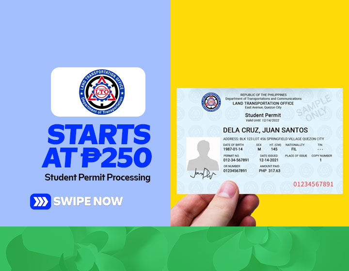 Student Permit Processing starts at P250