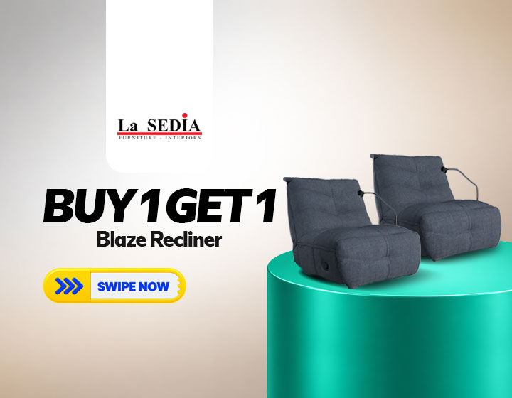 Buy 1 Get 1 in Blaze Recliner
