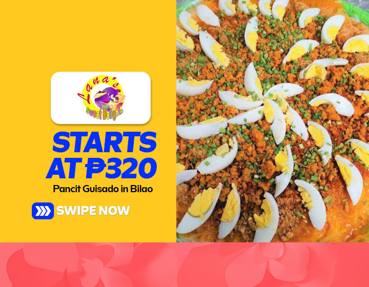 Pancit Guisado in Bilao starts at P320