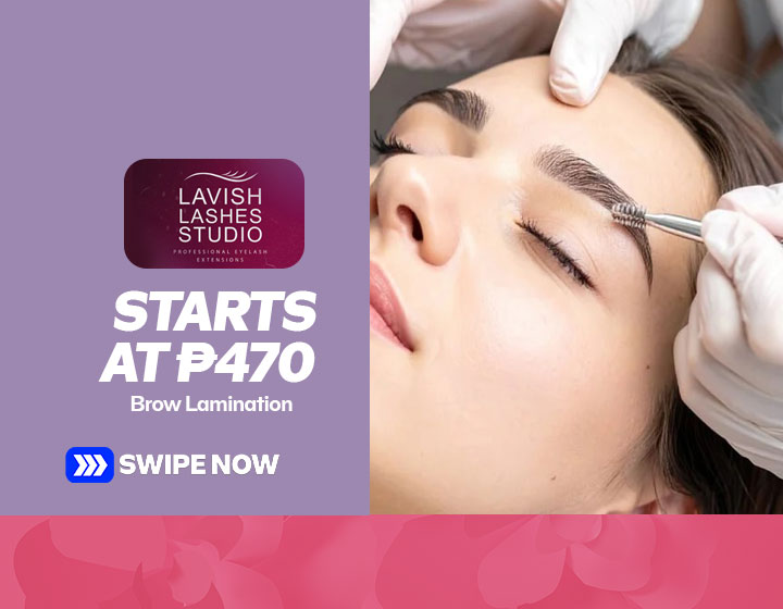 Brow Lamination starts at P470