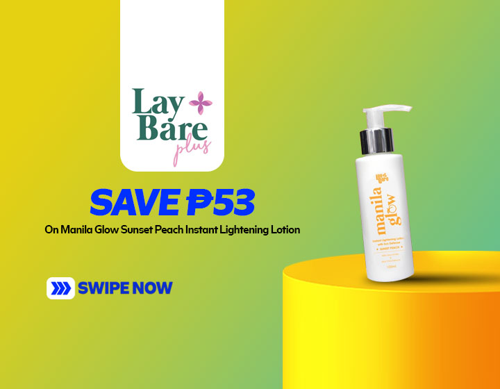 Save P53 on Manila Glow Sunset Peach Instant Lightening Lotion with Sun Defense 