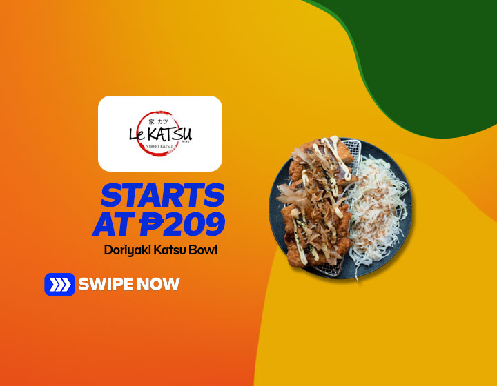 Doriyaki Katsu Bowl starts at P209