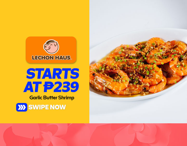 Garlic Butter Shrimp starts at P239