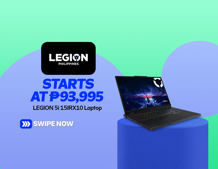 LEGION 5i 15IRX10 83LY00LUPH Gaming Laptop starts at P93,995 