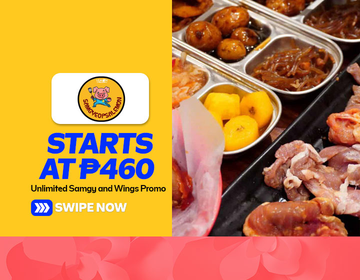 Unlimited Samgy and Wings Promo starts at P460