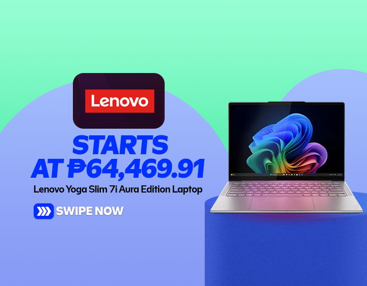 YOGA Slim 7i Aura Edition (14", Gen 10) starts at P64,469.91