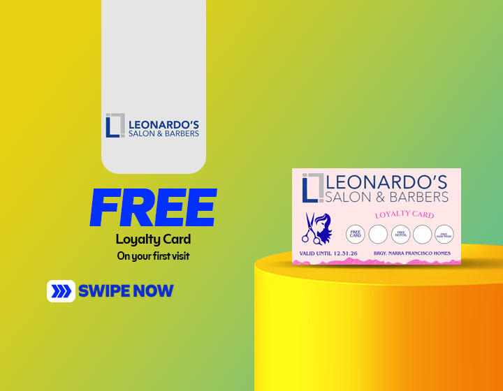Free Loyalty Card on your First Visit