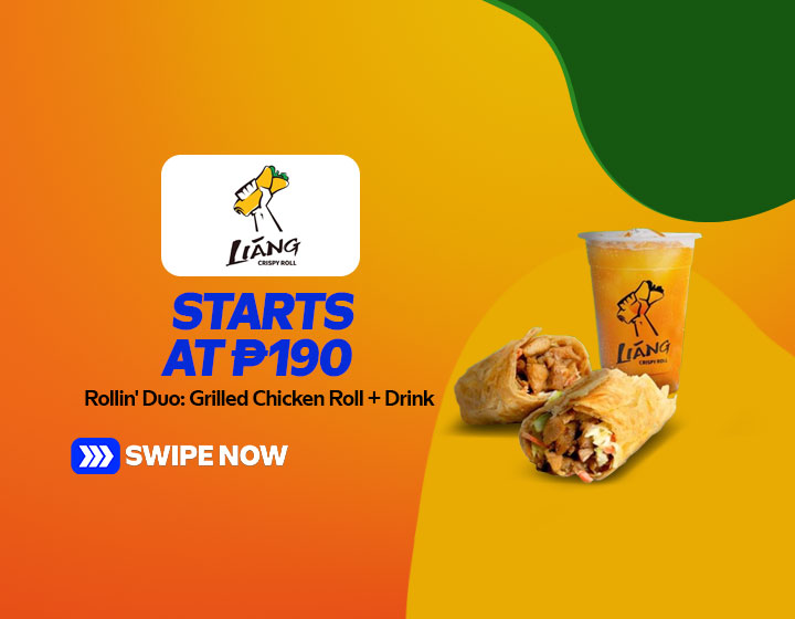 Rollin' Duo: Grilled Chicken Roll + Drink starts at P190