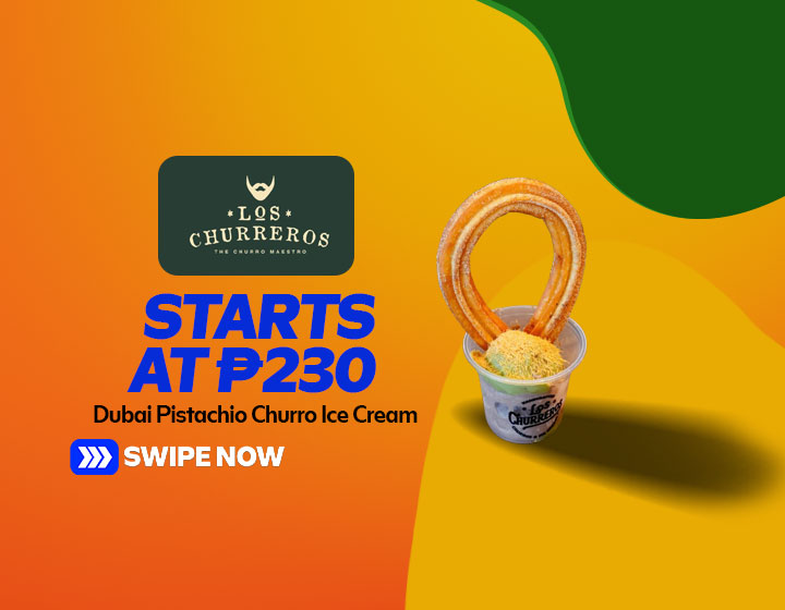 Dubai Pistachio Churro Ice Cream starts at P230