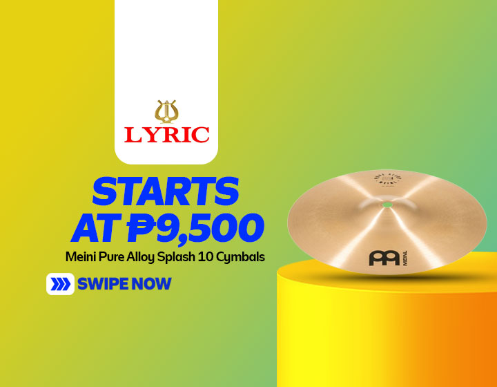 Meinl Cymbals - Pure Alloy Splash 10 starts at P9,500